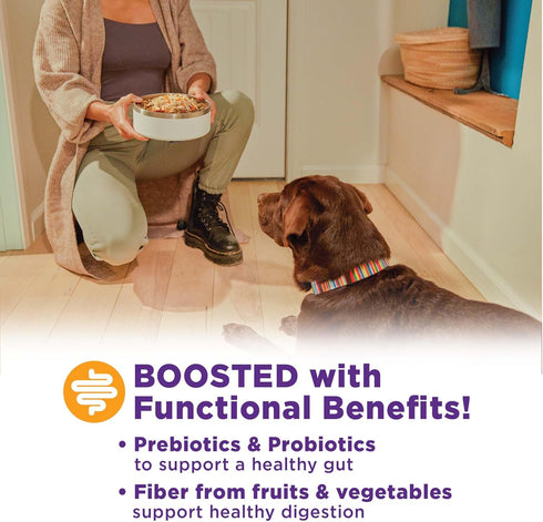 Wellness Bowl Boosters - Dog Food Topper for Small, Medium, & Large Breeds, Grain Free, Natural Chicken, 4 Ounce Bag