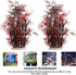 2 13.8 inch balacoo Pcs Aquarium Decor Plastic Plant, Red Coral Tree for Fish Tank Decoration, Artificial Plants