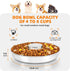 Stainless Steel Puppy Bowls 2 Pack, Slow Feeder Bowls for Small Medium Large Dogs, Cat, Pets (Large: 1.3” x 13.6”)
