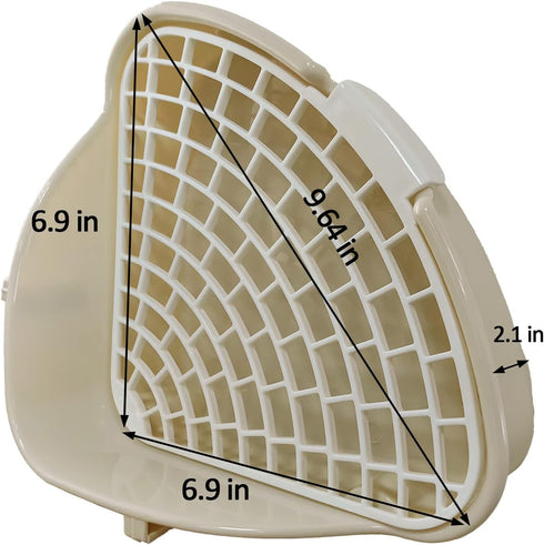 Chinchilla (1) Small Animal Corner Litter Box, Cage Potty Trainer for Hamster, Rabbit, Guinea Pig, Ferret, Gerbil