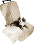 Furhaven Quilted Water-Resistant Car Seat Protector - Clay, One Size