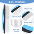 Quilax Metal Dog Comb, Stainless Steel Teeth Dematting Comb for Dogs Cats, Dog Grooming Combs, Pet Hair Combs
