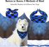 Christmas Plaid Dog Bandana with Button - Fall Dual Layer Scarf Soft Cotton Triangle Bib for Small Medium Large Dogs