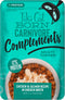 Tiki Cat Born Carnivore Complements Wet Cat Food Topper, Chicken & Salmon, 2.1 oz Pouch, 12 Count