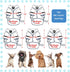 Junchl Small Dog Bathing Towel, Adjustable Dog Bath Robe for Cold Weather, Puppy Pajamas Warm Flannel Dogs Pjs, Pet