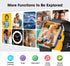 Fitness Tracker Watch, Step Tracker with Heart Rate, Blood Oxygen Monitor, 5ATM Waterproof for Sports