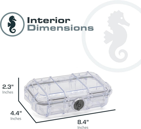 Seahorse 56 OEM Portable Waterproof Dry Box - Hard Protective Micro Case, IP67 Waterproof