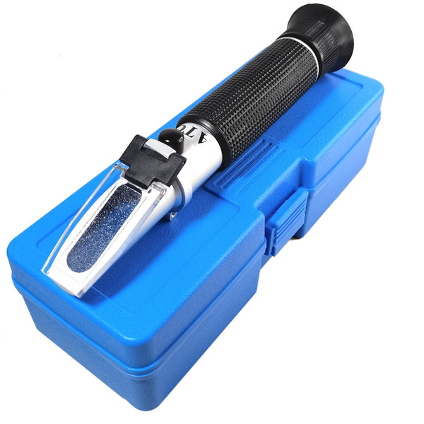 Aquarium Salinity Refractometer with ATC Function, Saltwater Test Kit for Seawater, Dual Scale