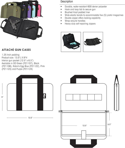 US Peacekeeper Attache Gun Case.