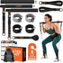 Pilates Bar Kit with Resistance Bands, 3-Section Multifunctional Yoga Bar for Full-Body Workouts at Home Gym