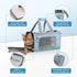 Pawaii Airline Approved Cat Carrier, Cat, Dog Carrier with ID Tag, Collapsible Pet Travel Carrier, Foldable, Protable