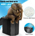 Portable Camping Toilet, Folding Toilet for Adults with Lid and Retractable Toilet Paper Holder, Waterproof Porta Potty