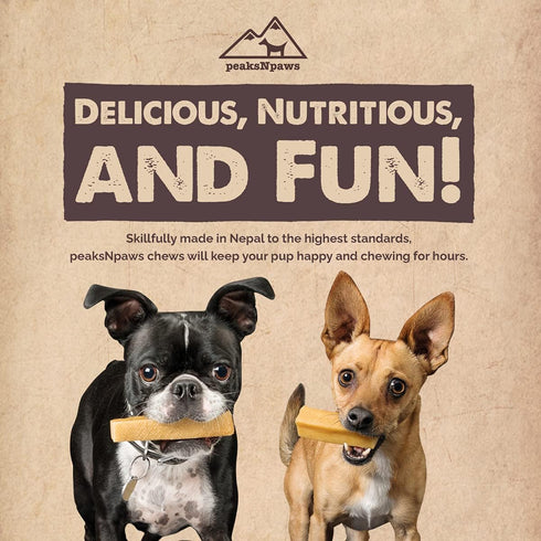 Yak Cheese Dog Treats - Natural Yak Chews from Himalayan Mountains - for Aggressive Chewers - Extra Large, Value Pack 3