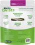 Minties Dental Twists for Dogs, Vet-Recommended Vanilla-Flavored Dental Chews for Tiny/Small Dogs 5-39 lbs, Dental Treats Clean Teeth, Fight Bad Breath, and Removes Plaque and Tartar, 12oz