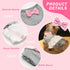 KYEESE Grey Dogs Dress with Pink Bowtie - Pet Puppy Clothes for Small Dogs Skirt