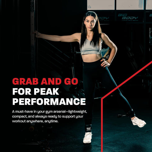Hawk Sports Ankle Straps for Cable Machines, Pair for Enhanced Booty, Glute, Leg Workouts, Portable
