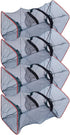 GLEAVI Portable Lobster and Crab Fishing Trap Mesh Net, Foldable Shrimp Cast