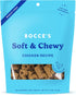 Bocce's Bakery Oven Baked Chicken Recipe Treats for Dogs, Wheat-Free, All-Natural Soft & Chewy Cookies, 6 oz