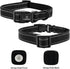 Lionheart Glory Airtag Dog Collar, Reflective Adjustable Durable Soft Collar for Medium Dogs, Pet Gift (Black)