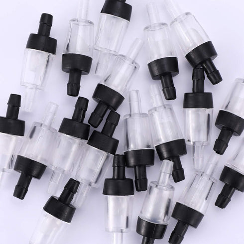 Leinuosen 20 Pack Plastic One Way Non-Return Check Valves for Aquarium Air Pump Accessories, Black