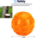 ACEONE Dog Squeaky Ball, Indestructible Bouncy Rubber Toy Balls for Small and Large Dogs, Exercise Training Playing