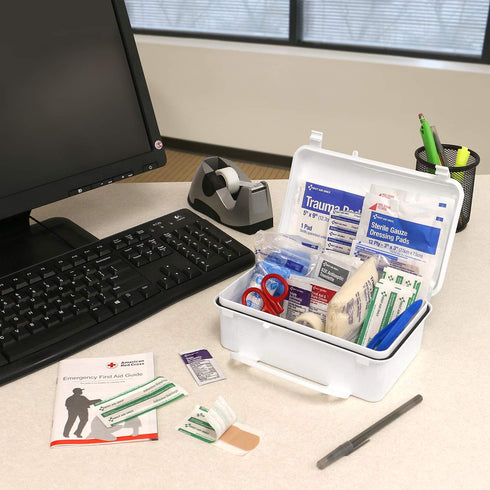 First Aid Only 6060 All-Purpose Emergency First Aid Kit, 10-Person, 57 Pieces for Home, Worksite, Car