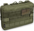 WYNEX Tactical Admin Molle Pouch, Medical EDC Utility Bag Shell Design Attachment Pouches for Hiking