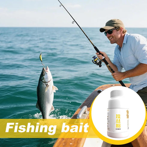 Generic 100g Fishing Lures - Sticky Attractant Tackle - Water Pull Fishing Lure Powder - for Saltwater Freshwater Lake