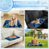 Generic 28" X22" Cat Dog Cooling Pad Ice Silk Cooling Mat for Cats Indoor Pineapple Silhouettes Cat Bed for Car