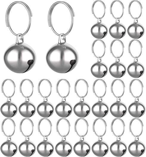 24 Sets of Cat Bells, Pet Collar Pendant Accessories for Cats and Dogs (Mixed Color)