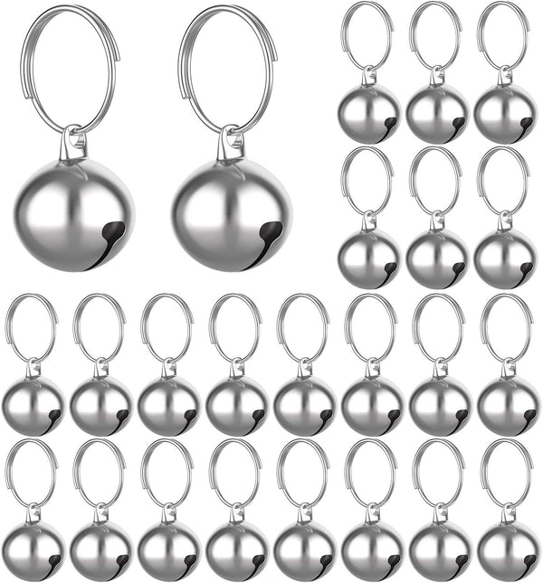 24 Sets of Cat Bells, Pet Collar Pendant Accessories for Cats and Dogs (Mixed Color)