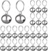 24 Sets of Cat Bells, Pet Collar Pendant Accessories for Cats and Dogs (Mixed Color)