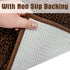 EXPAWLORER Dog Rug for Muddy Paws, Super Absorbent Microfiber Mat, Anti-Slip, Machine Washable, Brown