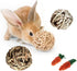 Chinchilla Hamiledyi Rabbit Seagrass Activity Mat Bunny Mat Rabbit Enrichment Toys Rabbit Chew Toys for Teeth Seagrass