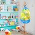 Afomida Backpack 2 Mesh Beach Bag Tote Sand Away beach Large Swim and Pool Toys Balls Storage Bags, Kids Sea Shell Bag