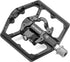 Mountain Bike Pedals - Dual Function Bicycle Flat and Clipless Pedals, 9/16" Compatible with SPD for Road Mountain BMX