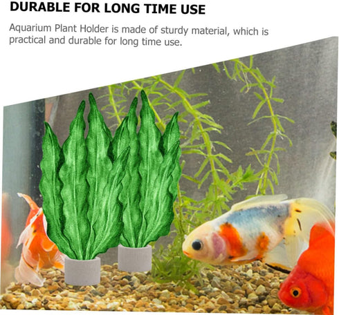 12pcs Aquarium Plant Holder Rings, Fixed Base Holders for Water Plants, Anti-Floating Weights for Fish Tank