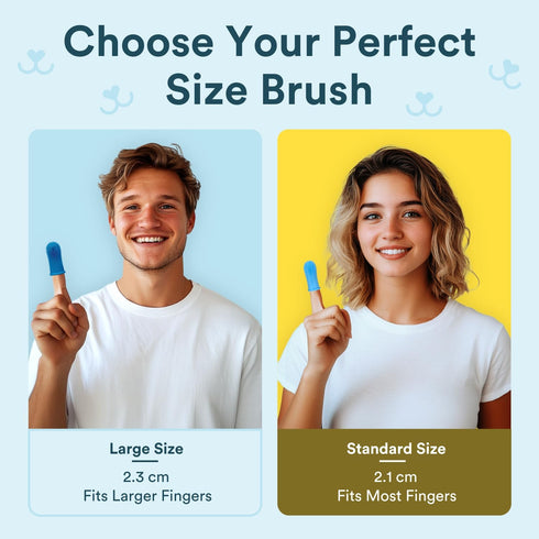 360 2-Pack Jasper Large Dog Toothbrush, Degree Pet Tooth Brushing Kit, Cat Toothbrush, Canine Dental Care & Teeth