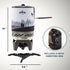 HikeCrew Portable Gas Powered Stove Top & Cooking System with 1L Pot, Perfect for Camping, Hiking, Backpacking
