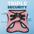 Voyager Step-In Air Dog Harness - All Weather Mesh, Reflective, No Pull for Small, Medium Dogs, Cats - Pink/Black Trim,