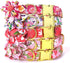 Beirui Cute Girl Dog Collars for Small Medium Large Dogs, Floral Patterns Female Pet Collars with Flower for Wedding