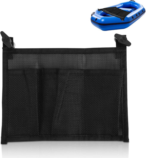 Small Storage Net 9.4" x 6.8" Mesh Pocket for Kayak Boat, Nylon Marine Accessories