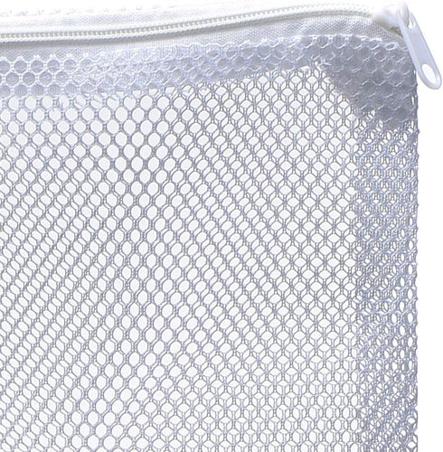 ALEGI Large Filter Media Bags, 4pcs White Net Bags with Plastic Zipper for Bio Balls and Ammonia Remover
