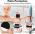 LLOUSSAK Gym Gloves for Men Weight Lifting, Four-Finger Leather Pull Up Gloves, Anti-Slip Men's Weightlifting Glove