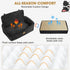 55 lbs, 2 2 JOEJOY Dog Car Seat for Large Medium Sized Dogs Under Dog Booster Seat for Small Dogs with Detachable
