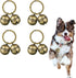 Dephnes Dog Collar Bell 4 Strings in 8 Pieces Pet Bells for Collar