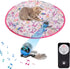 GoldSuccess Cat Toy Mat with Moving Toy Under,Remote Control Hide and Seek Rechargeable,Interactive