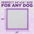 25 Count 24x24 Inch POOPH Potty Pads Puppy Training Pads Leak Proof Dog Pads Super Absorbent Disposable Pet Pads