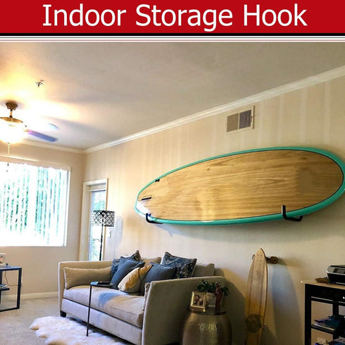 Heavdace Kayak Storage Hooks, Wall Mount Garage Canoe Storage Hangers for Kayaks or Paddleboards, Heavy Duty Wall Rack