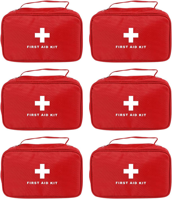AOUTACC 6pcs First Aid Bag Empty, Waterproof Durable First Aid Kit Bag